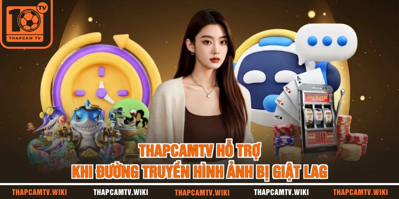THAPCAMTV hỗ trợ khi đường truyền hình ảnh bị giật lag