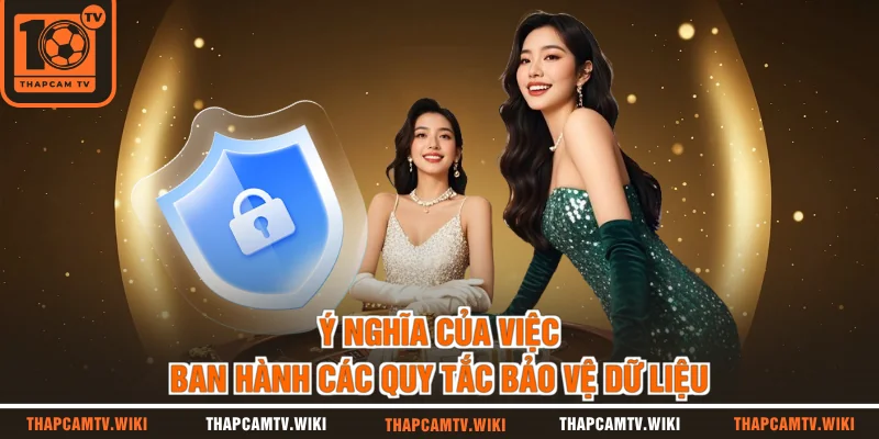 Ý nghĩa của việc ban hành các quy tắc bảo vệ dữ liệu